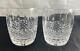 Pair of Waterford Crystal GLENMEDE Double Old Fashioned Glasses
