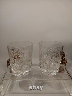 Pair of Waterford Crystal GRAINNE Double Old Fashioned Glasses