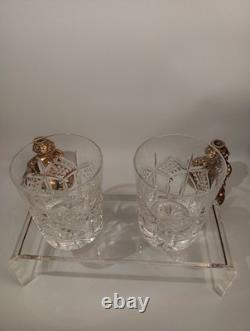Pair of Waterford Crystal GRAINNE Double Old Fashioned Glasses