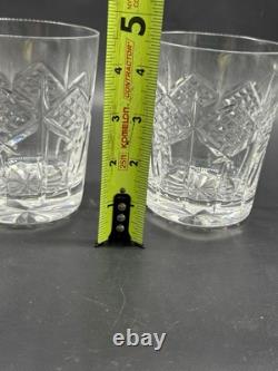 Pair of Waterford Crystal GRAINNE Double Old Fashioned Glasses