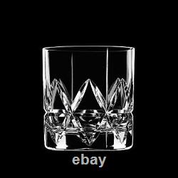 Peak Double Old Fashioned Glass Set Of 4 Clear