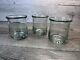 Pottery Barn Recycled Glassware Casa 4 Double Old Fashioned Rare Set Of 3
