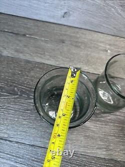 Pottery Barn Recycled Glassware Casa 4 Double Old Fashioned Rare Set Of 3