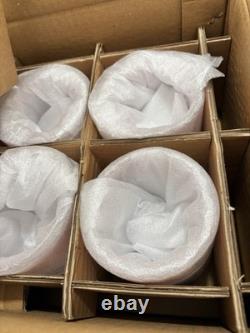 Pottery Barn Wicked Old Fashioned Glasses Pink Set of 4