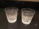 Pr. Of William Yeoman double old fashioned Chloe Basketweave Cocktail glasses