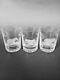 Queen Lace Crystal Kenyan African Double Old Fashioned Glasses Elephant Buffalo