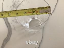 Queen Lace Crystal Slanted Double Old Fashioned African Wildlife 4 3/4 RARE
