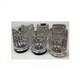 RALPH LAUREN ASTON Crystal Double Old Fashioned Set of 6 Glasses