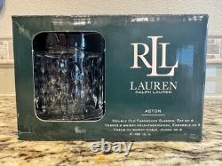 RALPH LAUREN ASTON Double Old Fashioned Set of 4 11.8 oz Made In Germany