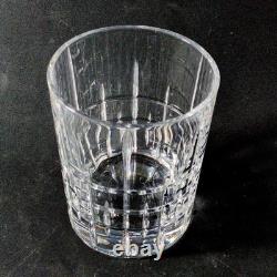 RALPH LAUREN COCKTAIL PARTY DOUBLE OLD FASHIONED GLASS, Cut Crystal, 4, 10 Oz