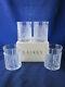RALPH LAUREN Crystal Herringbone Double Old Fashioned Glass Set of 4 NEW in BOX