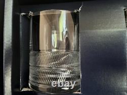 RALPH Lauren Cut Crystal Whiskey Glasses Set of 2 Double Old Fashioned