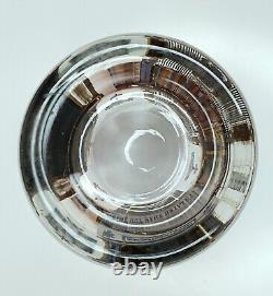 RARE MCM Set of 6 Georges Briard ITS LATER THAN YOU THINK Old Fashioned Glasses