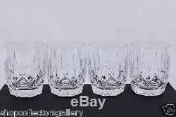 Rare Waterford Crystal Westhampton 12oz Double Old Fashioned, Set Of 4 Mint