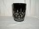 RARE Waterford Lismore All Black Bowl Double Old Fashioned Glass