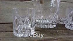 RCR Da Vinci crystal PISA Ice Bucket with 4 Double Old Fashioned Glasses
