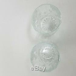 RCR Royal Crystal Rock Opera Pattern 3 5/8 Double Old Fashioned Glass 6 in Box