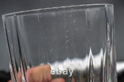 READ- Dansk Crystal Facette Double Old Fashioned Tumbler Glasses 3 7/8-Set of 4