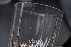 READ- Dansk Crystal Facette Double Old Fashioned Tumbler Glasses 3 7/8-Set of 4