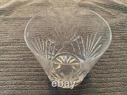 ROGASKA Double Old Fashioned Crystal Glasses Richmond Signed 4 12 oz Set of 4