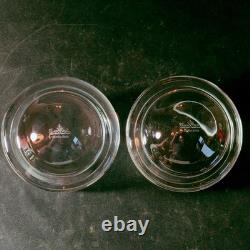 ROSENTHAL ROLY POLY DBL OLD FASHIONED GLASSES, Crystal, 5, 12 oz, GERMANY, 2PCS