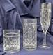 Ralph Lauren ASTON Crystal Set Of 3 Glasses Double Old Fashioned-Highball-Flute