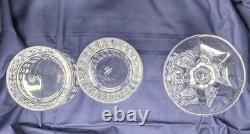 Ralph Lauren ASTON Crystal Set Of 3 Glasses Double Old Fashioned-Highball-Flute