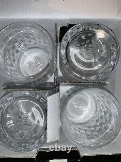 Ralph Lauren ASTON Double Old Fashioned Crystal Glasses Set of 4 NEW