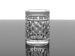 Ralph Lauren Aston 12 Oz Crystal Double Old Fashioned Whiskey Glasses Set Of 4