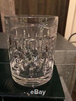 Ralph Lauren Aston Crystal Double Old Fashioned Glasses Set of 8 NEW RARE