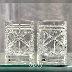 Ralph Lauren Brogan Double Old Fashioned Glasses Vintage Lauren Brogan O. F. 2