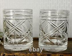 Ralph Lauren Brogan Double Old Fashioned Glasses Vintage Lauren Brogan O. F. 2