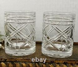 Ralph Lauren Brogan Double Old Fashioned Glasses Vintage Lauren Brogan O. F. 2