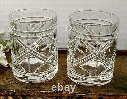 Ralph Lauren Brogan Double Old Fashioned Glasses Vintage Lauren Brogan O. F. 2