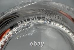 Ralph Lauren Broughton Crystal Glasses 2 Highball & 1 Double Old Fashioned