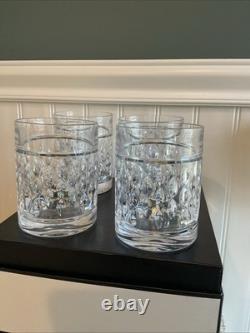 Ralph Lauren Crystal ASTON Double Old Fashioned Glass SET 4pc Original Style BN