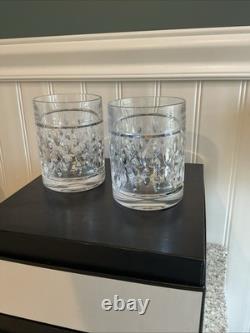 Ralph Lauren Crystal ASTON Double Old Fashioned Glass SET 4pc Original Style BN