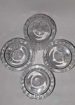 Ralph Lauren Crystal Aston Double Old Fashioned Glass 8329955 Set of Four (4)