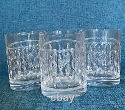 Ralph Lauren Crystal Double Old Fashioned Aston Whiskey Glass. Set of 3