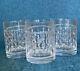 Ralph Lauren Crystal Double Old Fashioned Aston Whiskey Glass. Set of 3