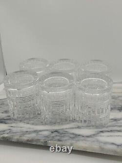 Ralph Lauren Crystal Ettrick Double Old Fashioned Glass Tumbler Set Of 6 Germany