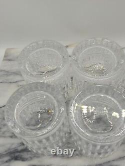 Ralph Lauren Crystal Ettrick Double Old Fashioned Glass Tumbler Set Of 6 Germany
