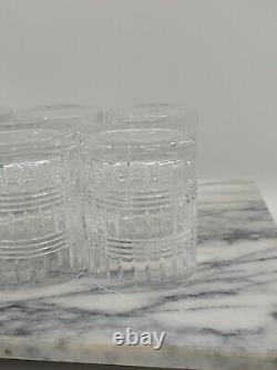 Ralph Lauren Crystal Ettrick Double Old Fashioned Glass Tumbler Set Of 6 Germany