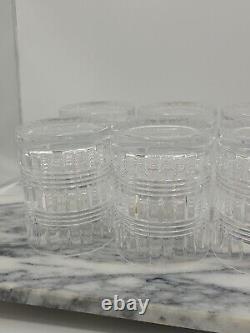 Ralph Lauren Crystal Ettrick Double Old Fashioned Glass Tumbler Set Of 6 Germany