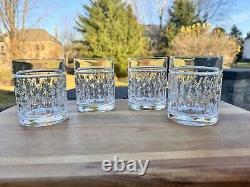 Ralph Lauren Diamond Aston Crystal Double Old Fashioned Whisky Glass 4 1/84 Pc