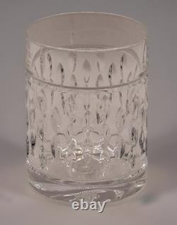 Ralph Lauren Double Old Fashioned Aston Crystal Whiskey Glasses Set(4) 11 Oz