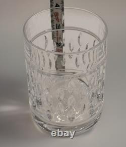Ralph Lauren Double Old Fashioned Aston Crystal Whiskey Glasses Set(4) 11 Oz