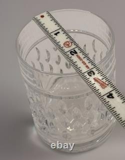 Ralph Lauren Double Old Fashioned Aston Crystal Whiskey Glasses Set(4) 11 Oz