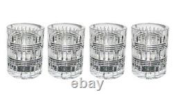 Ralph Lauren Ettrick Crystal Double Old Fashioned Glasses 4 set DOF polo Germany