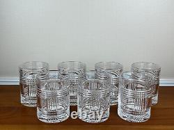 Ralph Lauren GLEN PLAID 4? Double Old Fashioned Set Of 7 EUC